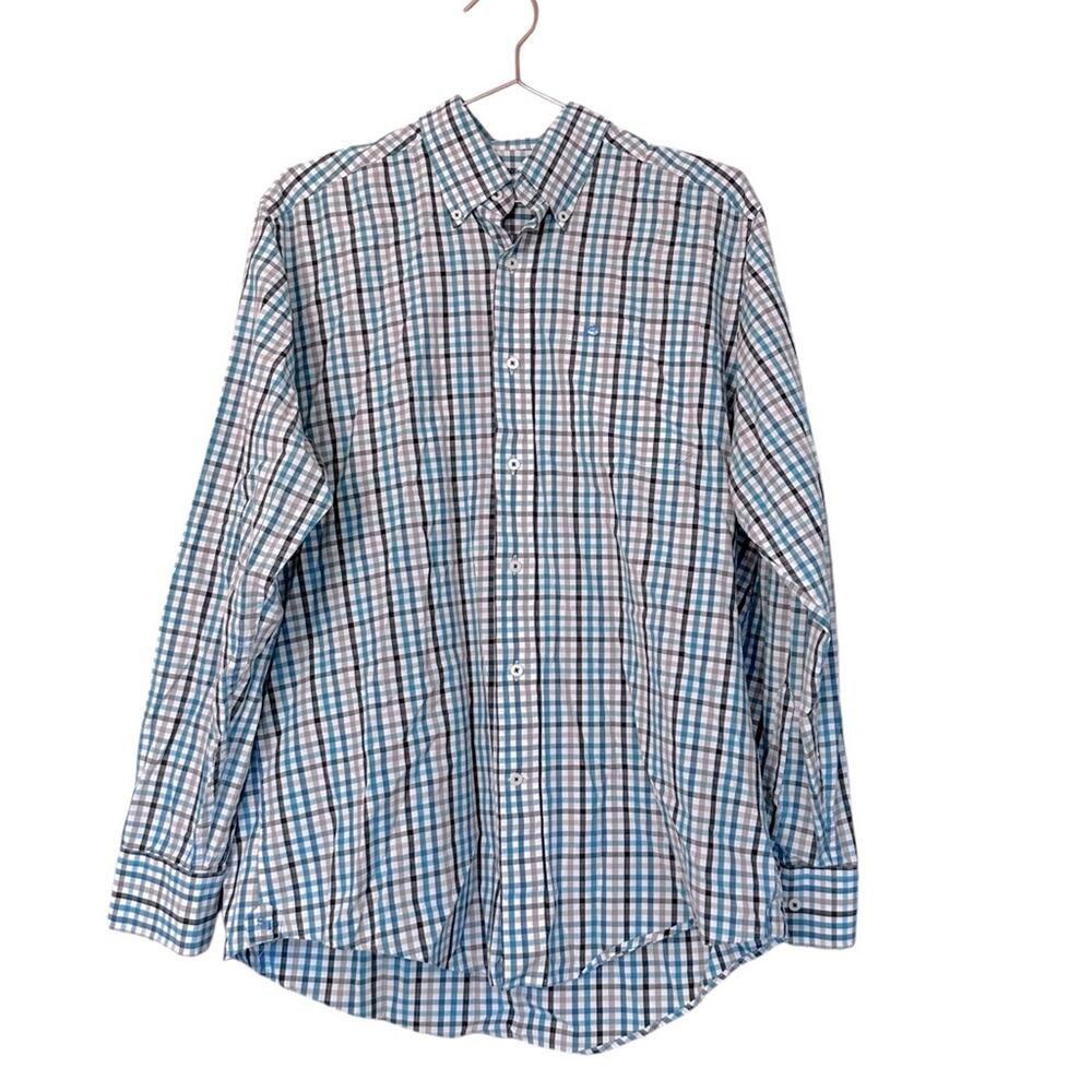Southern Tide Men's XL Multicolor Plaid Shirt